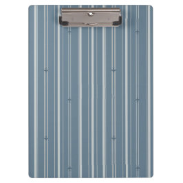 Carpeta De Pinza Rayas de Corriente de Chorro en Azul Colonial