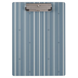 Carpeta De Pinza Rayas de Corriente de Chorro en Azul Colonial