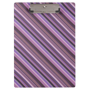 Carpeta De Pinza Rayas diagonales malvas