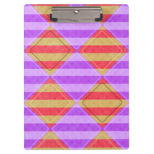 Carpeta De Pinza Rayas, diamantes, patrón de punto de Shirley Taylo