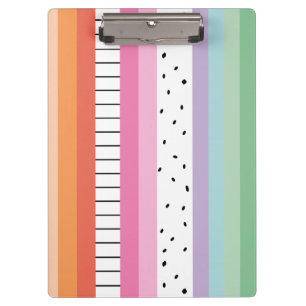 Carpeta De Pinza Rayas Divertidas Pop