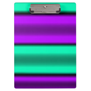 Carpeta De Pinza Rayas horizontales púrpura y mita