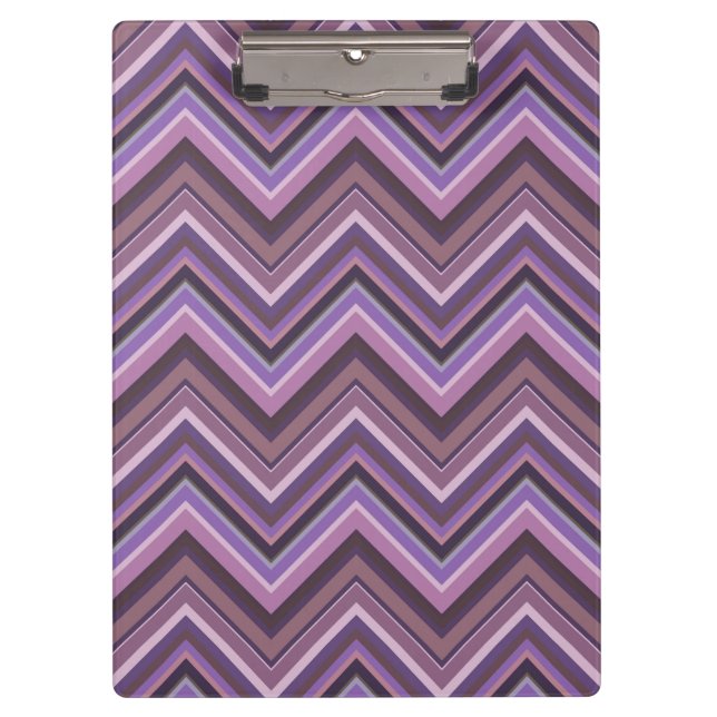 Carpeta De Pinza Rayas Mauve zigzag (Anverso)