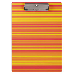 Carpeta De Pinza Rayas Naranjas Rojas Amarillas
