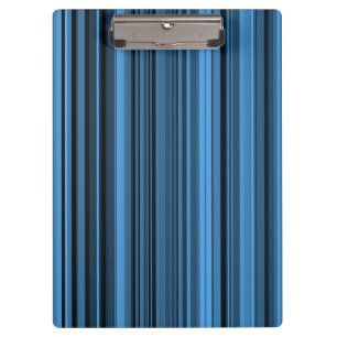 Carpeta De Pinza Rayas Negras Azules
