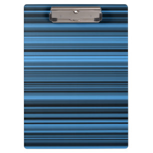 Carpeta De Pinza Rayas Negras Azules