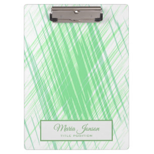 Carpeta De Pinza Rayas verdes