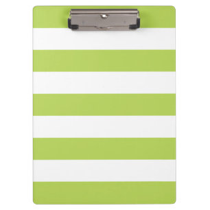 Carpeta De Pinza Rayas verdes, rayas blancas, patrón rayado