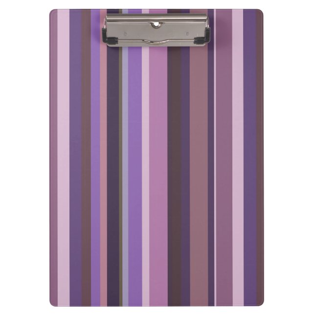 Carpeta De Pinza Rayas verticales malvas (Anverso)