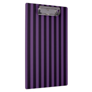 Carpeta De Pinza Rayas verticales púrpura Personalizar Esto!