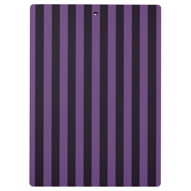 Carpeta De Pinza Rayas verticales púrpuras Personalizar Esto! (Reverso)
