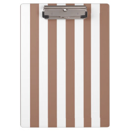 Carpeta De Pinza Rayas verticales vintage Mocha Mousse Blanco