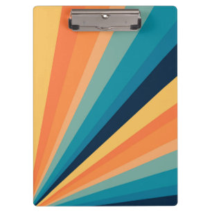 Carpeta De Pinza Rayos solares retro