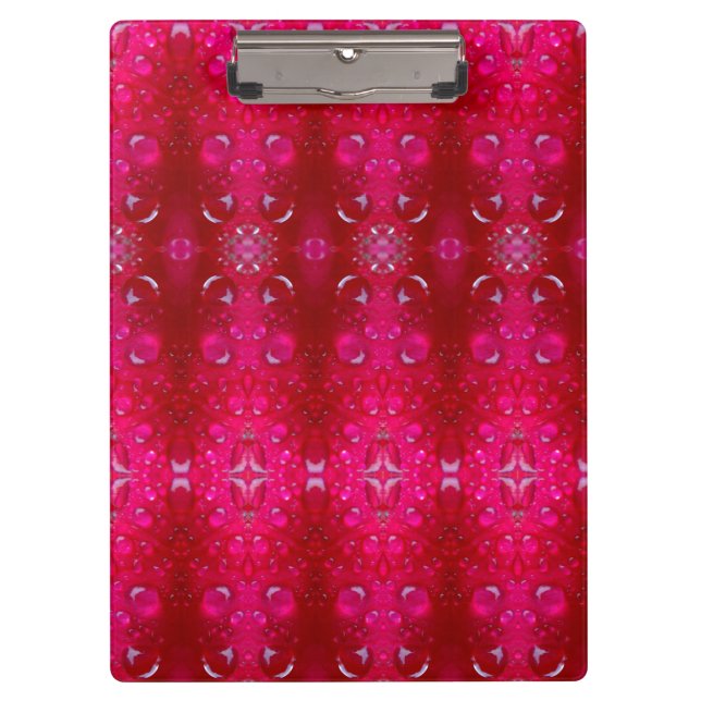 Carpeta De Pinza Red Dianthus Ikat 4 (Anverso)