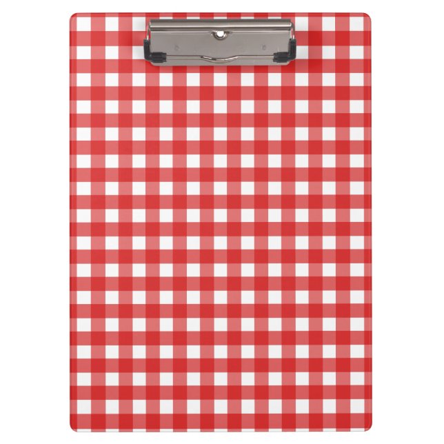 Carpeta De Pinza Red gingham (Anverso)