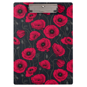 Carpeta De Pinza Red Poppies