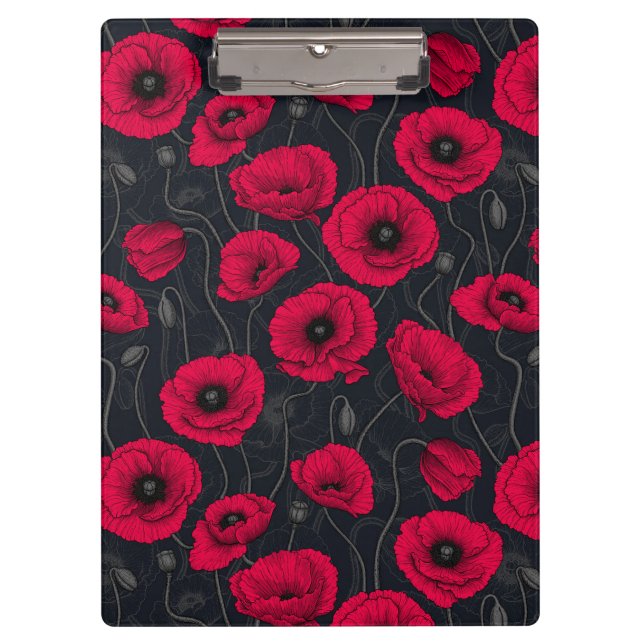 Carpeta De Pinza Red Poppies (Anverso)