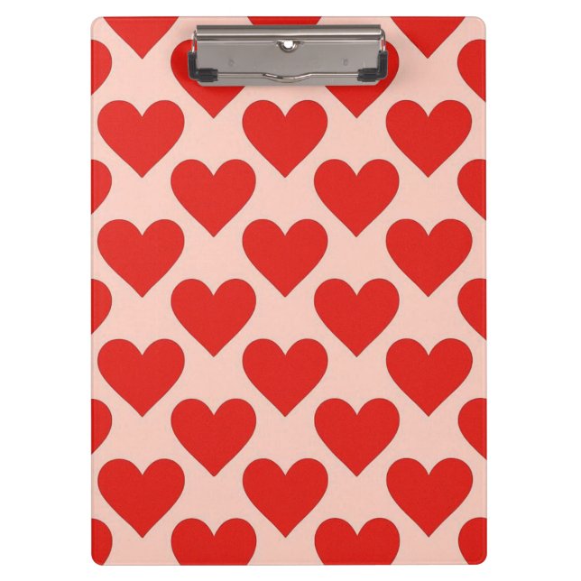 Carpeta De Pinza Red, traditional Valentine's day heart (Anverso)