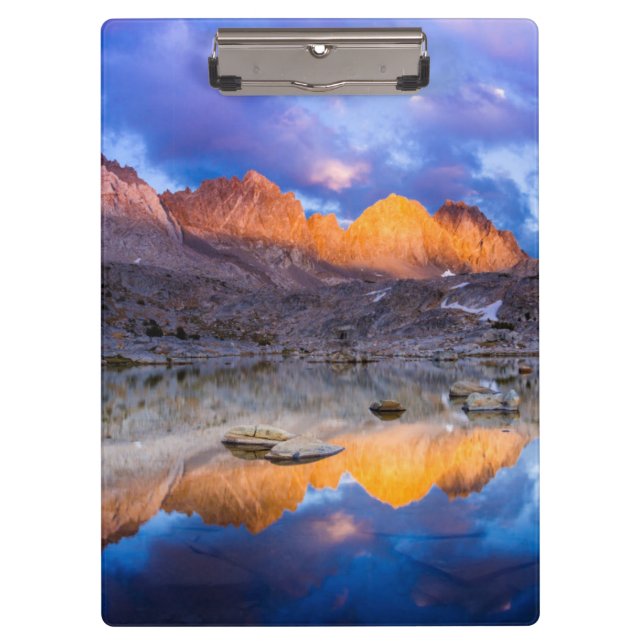 Carpeta De Pinza Reflejo de montaña, California (Anverso)