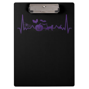 Carpeta De Pinza Regalo de araña Divertido Heartbeat Line Hallowe