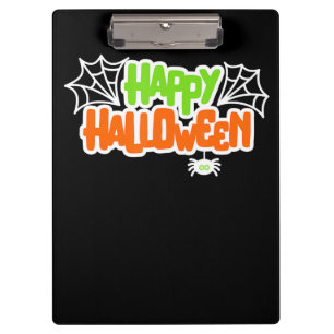 Carpeta De Pinza Regalo de araña   Feliz Halloween Colorful Cute Sp
