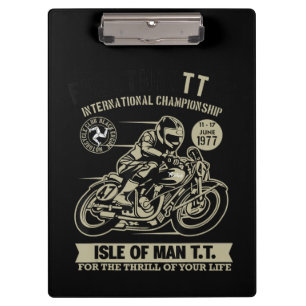 Carpeta De Pinza Regalo de arte de la Carreras de motocicletas
