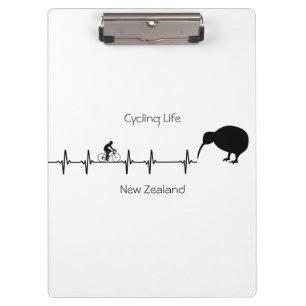 Carpeta De Pinza Regalo de bicicleta Kiwi latido del ciclismo de Nu
