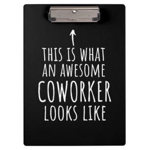 Carpeta De Pinza Regalo de coworker, pato de coworker, payaso asomb