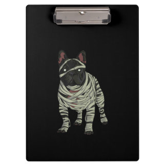 Carpeta De Pinza Regalo de Halloween para perros Bulldoges francese