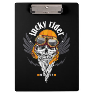 Carpeta De Pinza Regalo De Motocicletas Skull Para Los Amantes De L