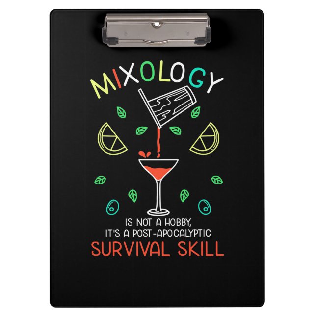 Carpeta De Pinza Regalo de Navidad | Bartender Mixólogo (Anverso)
