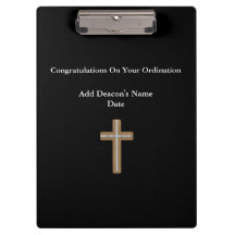 Regalo de ordenanza ordenada por diácono conmemora