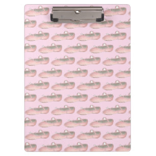 Carpeta De Pinza Regalo de zapatos de ballet rosado personalizado d