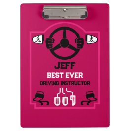 Carpeta De Pinza Regalo divertido para instructor de conducir