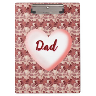 Carpeta De Pinza Regalo floral personalizado para el padre