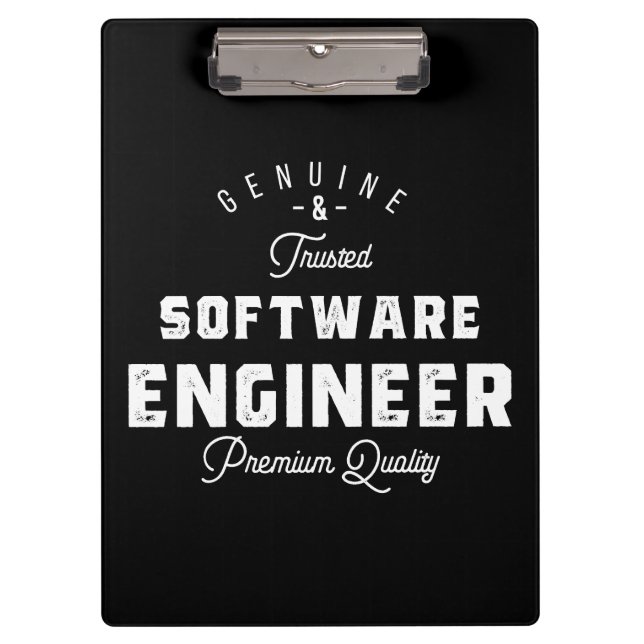 Carpeta De Pinza Regalo para Ingeniero de Software (Anverso)