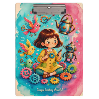 Carpeta De Pinza ~ REGALO para niña ~ ¡Chica ingeniera! ~