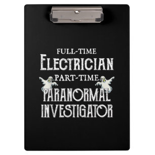 Carpeta De Pinza Regalo paranormal profesional eléctrico a tiempo p
