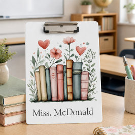 Carpeta De Pinza Regalos de Agradecimiento para Maestros Flores y L