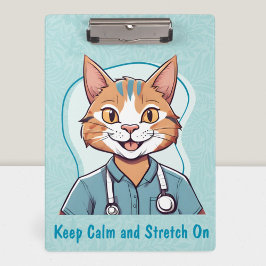Carpeta De Pinza Regalos de gatos para terapeutas físicos Médicas