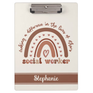 Carpeta De Pinza Regalos de graduación de agradecimiento de persona