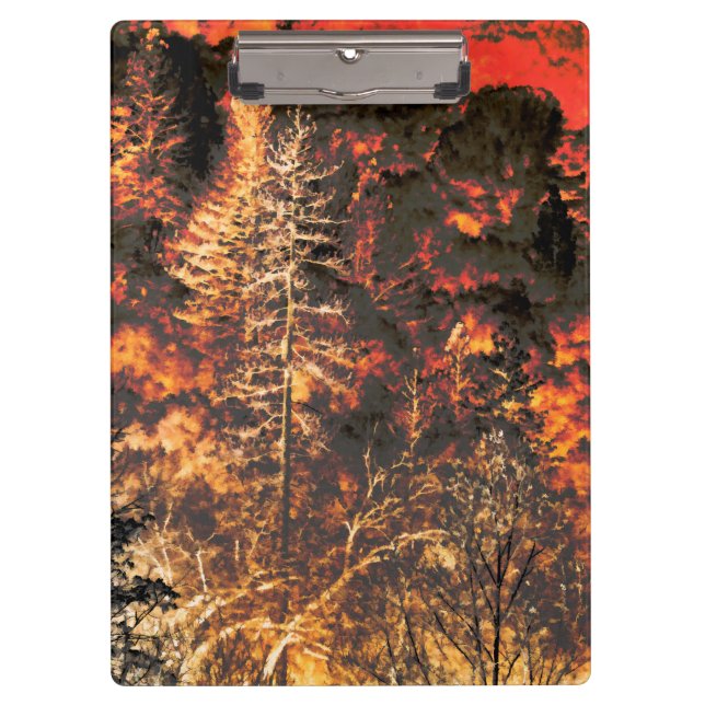 Carpeta De Pinza Regalos de incendios forestales para bomberos (Anverso)