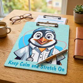 Carpeta De Pinza Regalos de Pingüinos Adorables para Fisioterapeuta
