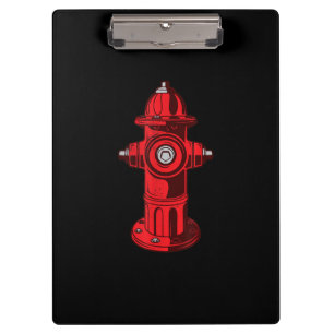 Carpeta De Pinza Regalos de trabajo de bomberos de hidrantes de inc