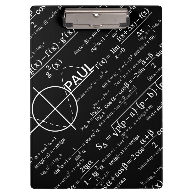 Carpeta De Pinza Regalos personalizados de la física para los (Anverso)