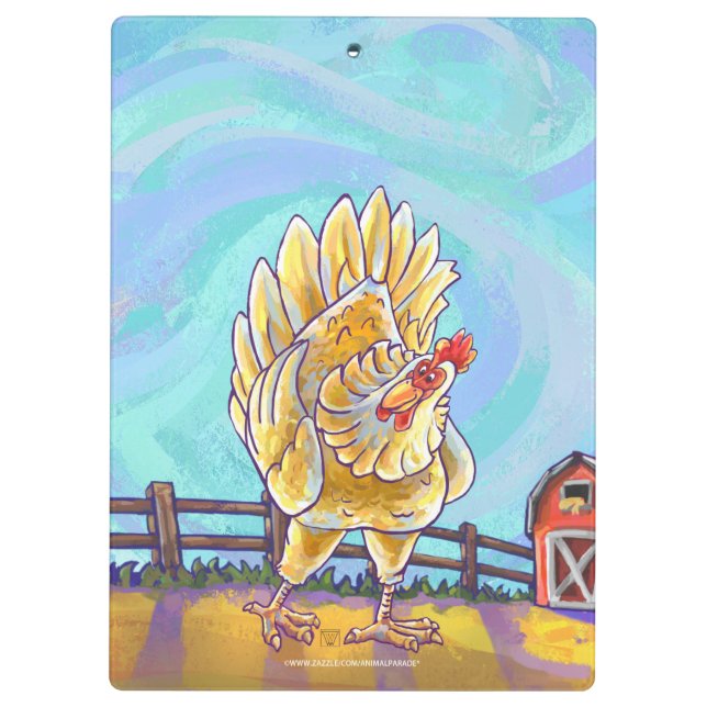 Carpeta De Pinza Regalos y accesorios de pollo (Reverso)