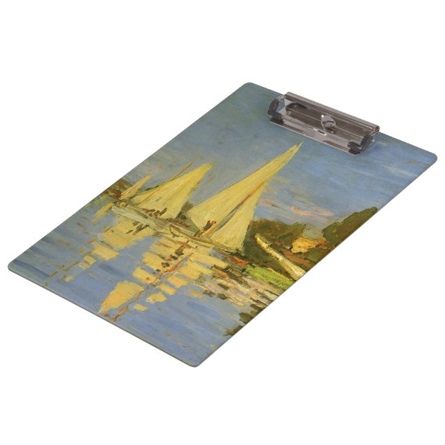 Carpeta De Pinza Regatta en Argenteuil por Claude Monet (Angular)