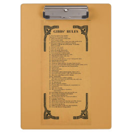 Carpeta De Pinza reglas de Gibbs