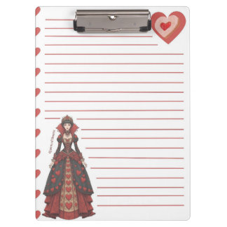 Carpeta De Pinza Reina de Corazones