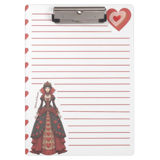 Carpeta De Pinza Reina de Corazones (Anverso)
